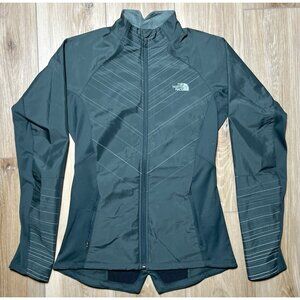 The North Face Isotherm Running Zip Up Green Jacket - Women Size Small